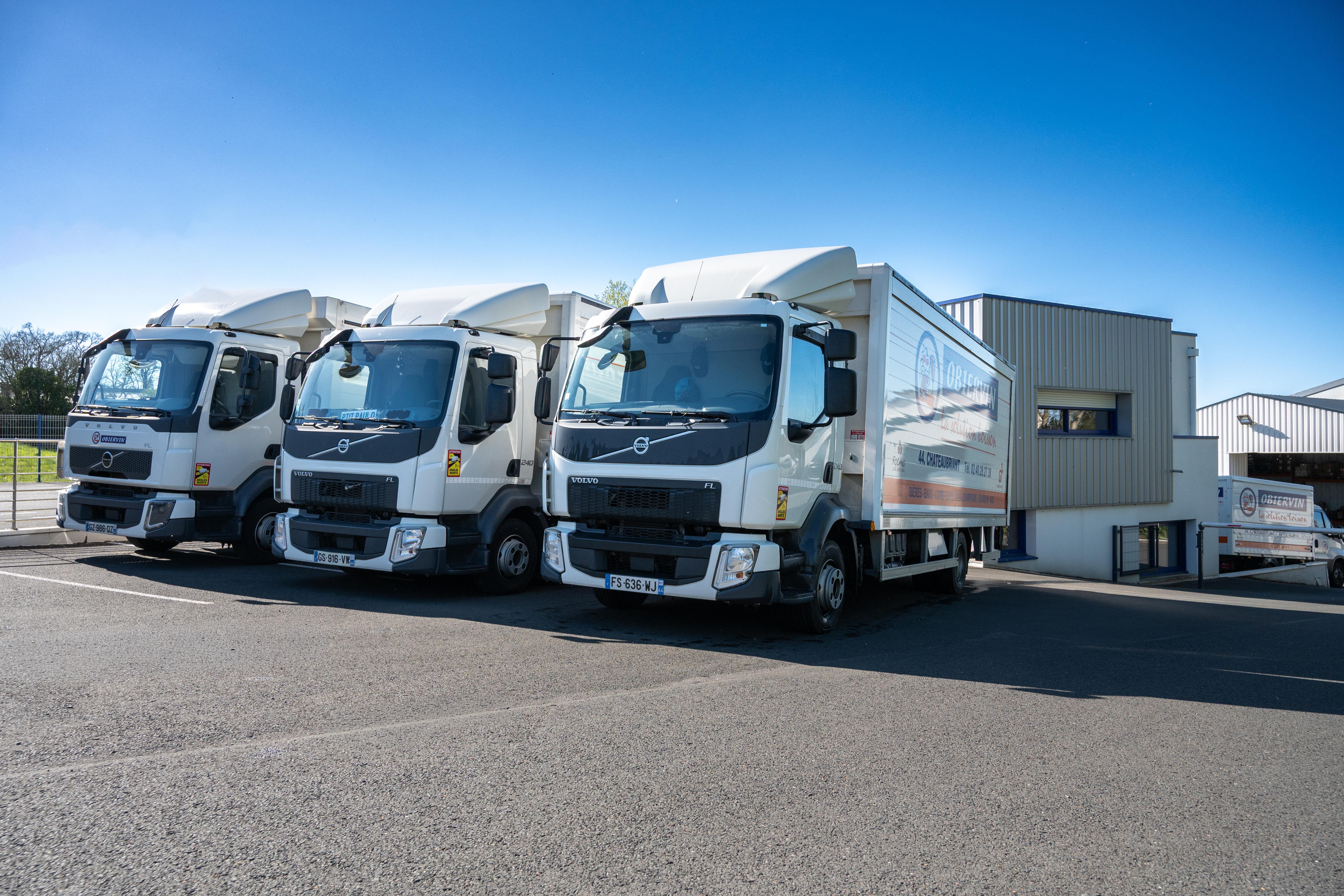 Flotte de camions Obiervin