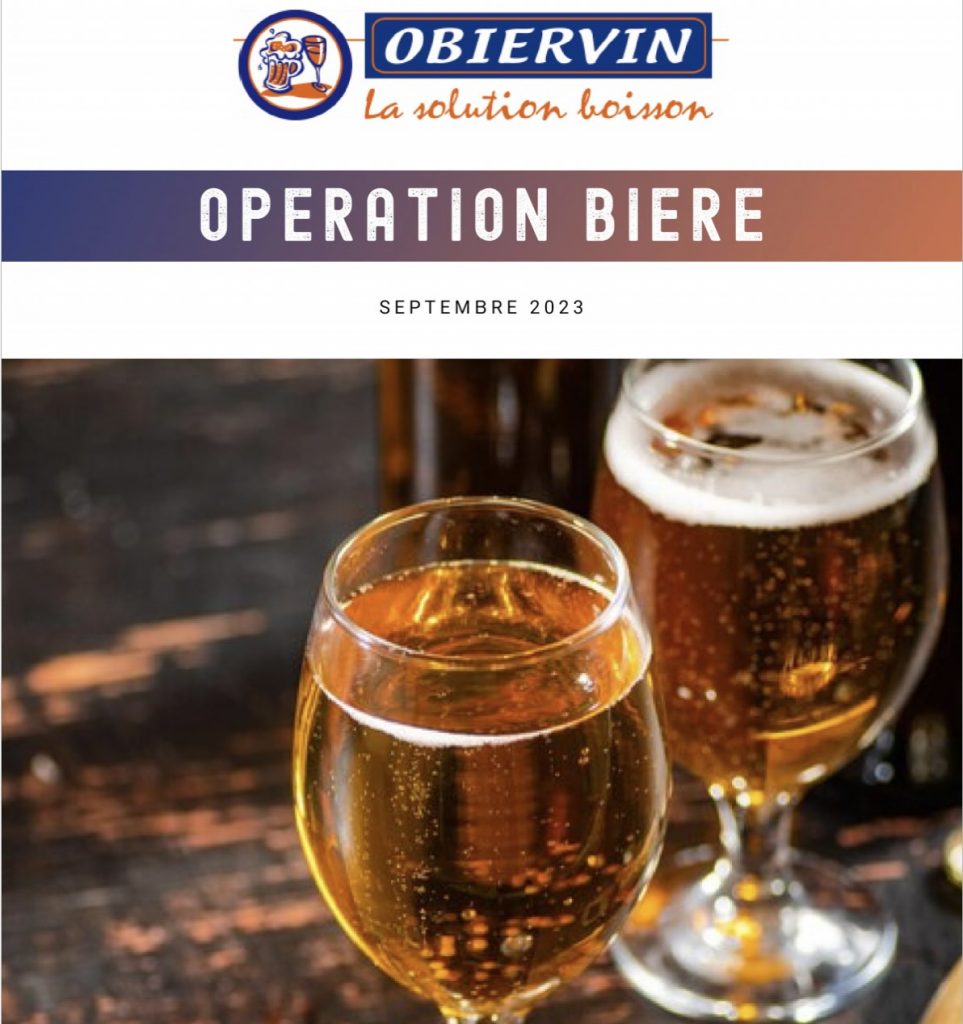 Opération bière Obiervin de Septembre 2023